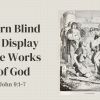 Born Blind to Display the Works of God