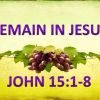 REMAIN IN JESUS