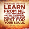 Take Jesus’ Yoke and Learn from Him